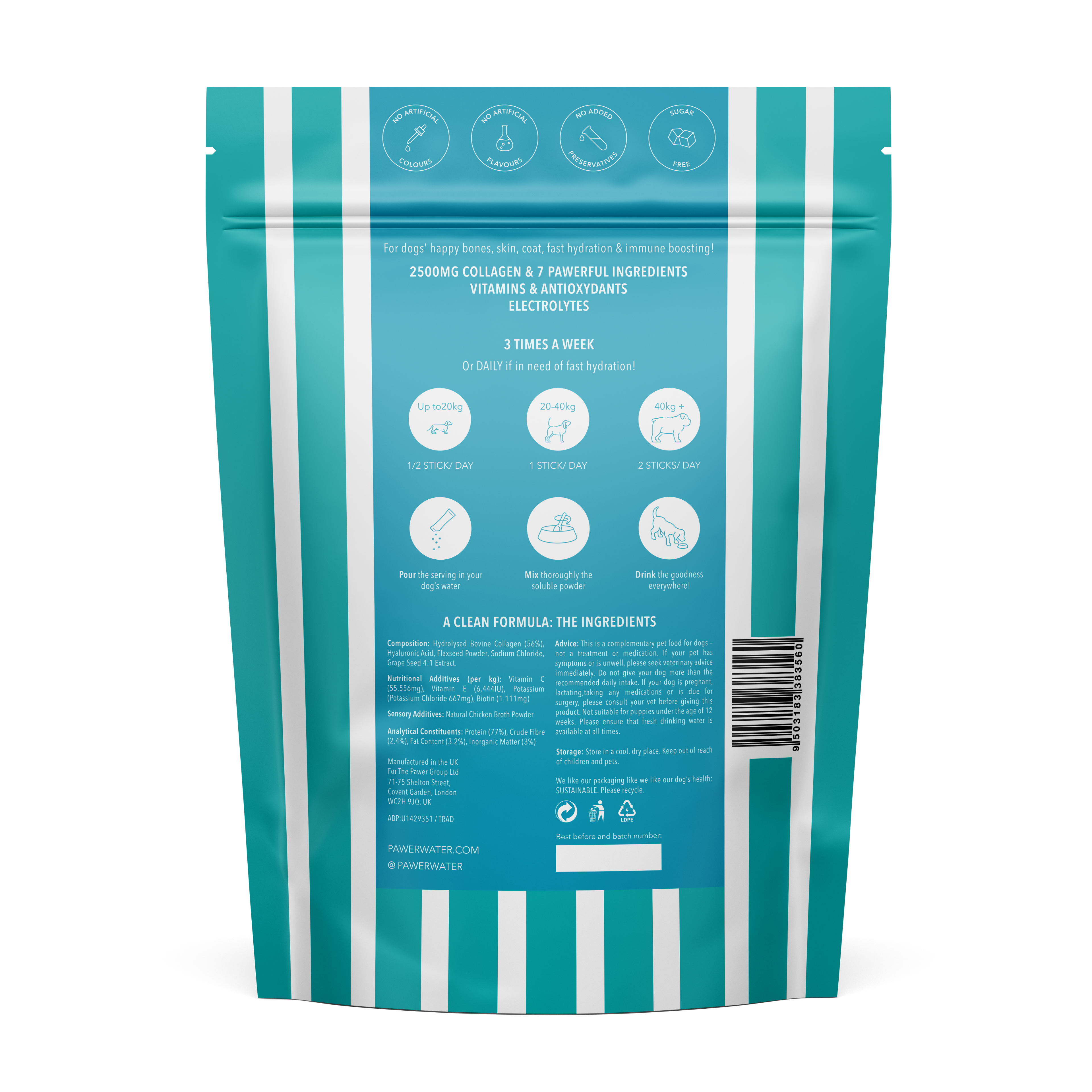 Pawer Water Joint Support (12 sticks Pouch)