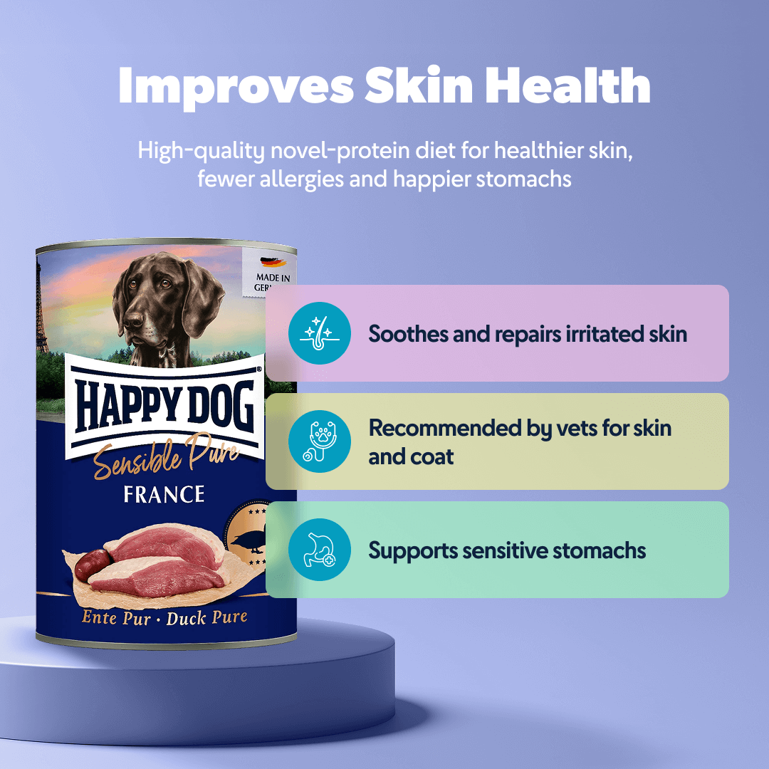 Pure Duck Wet Dog Food (France)