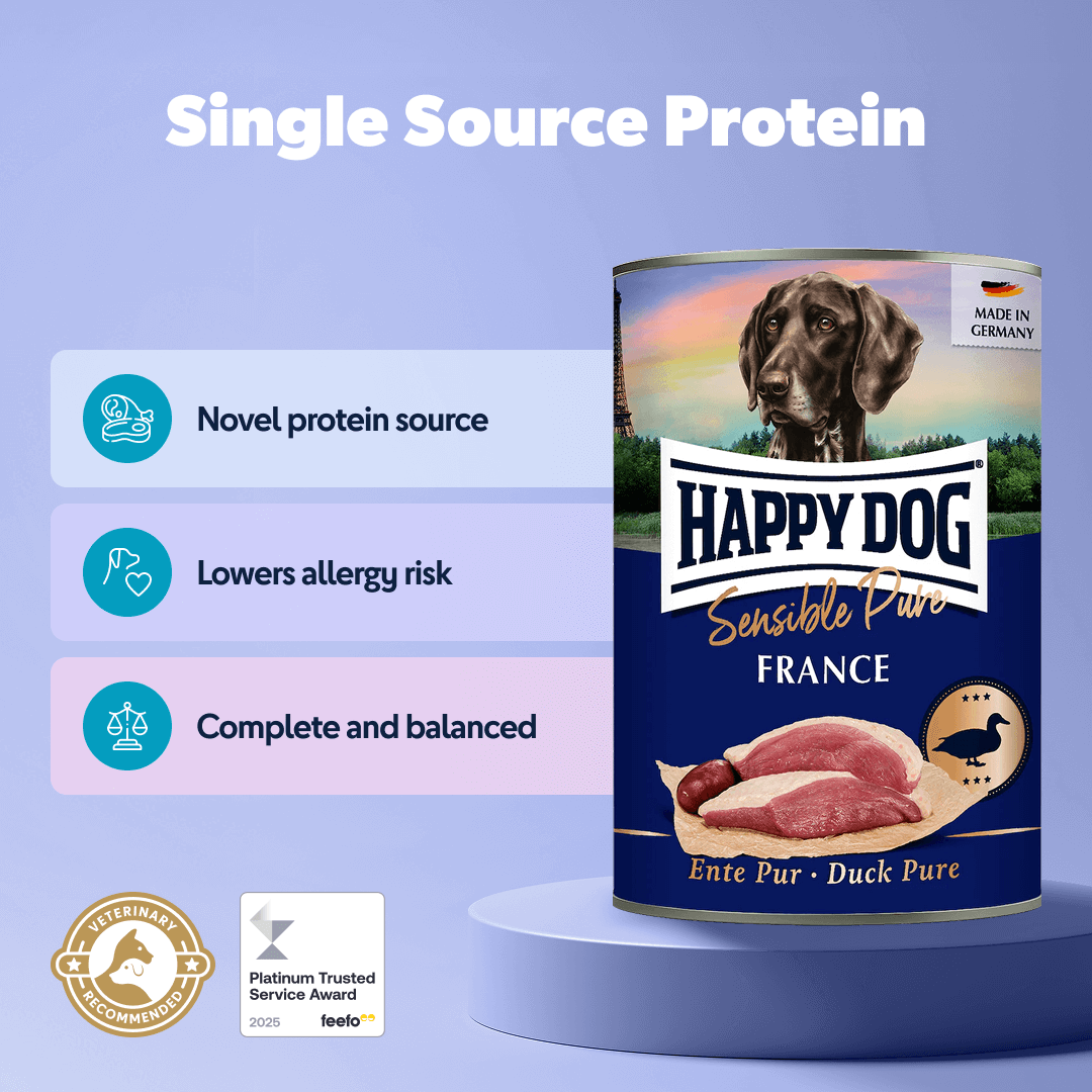 Pure Duck Wet Dog Food (France)