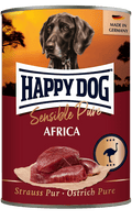 Pure Ostrich Wet Dog Food (Africa)