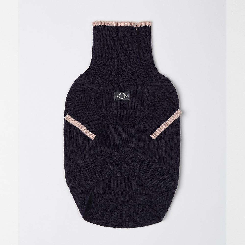 Contrast Turtleneck Jumper - The Royal London Pet Co.