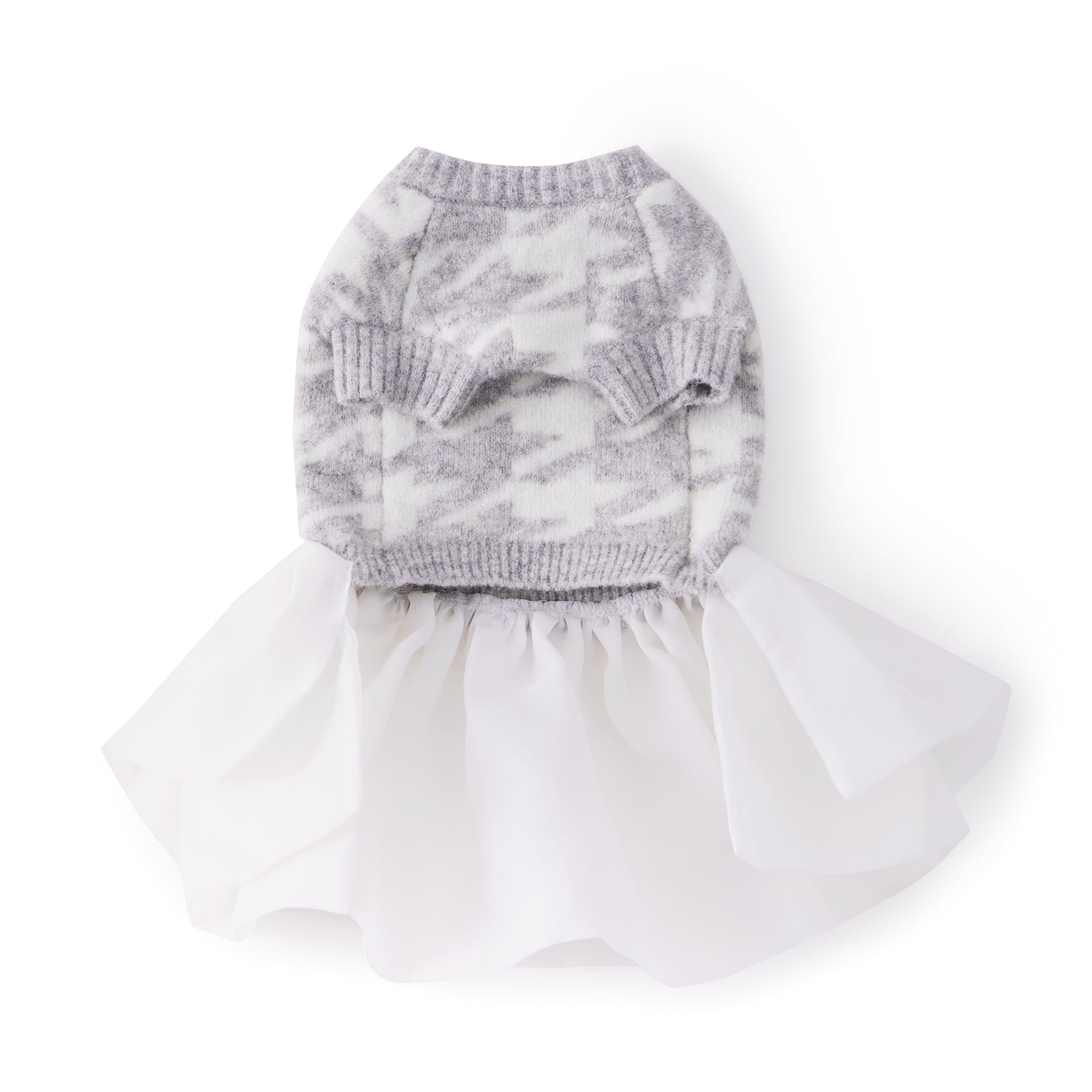 Houndstooth Jumper with Skirt